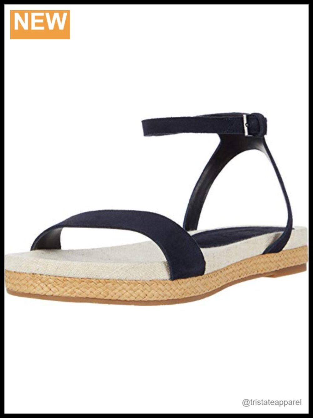 Soft Leather Slide Sandals Buckle Ankle Strap Open Toe Casual